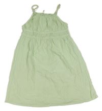 Světlezelené strukturované šaty H&M
