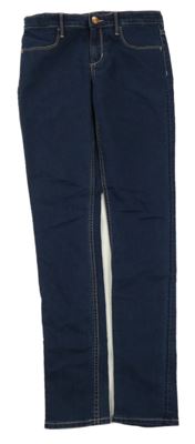 Tmavomodré super skinny fit rifle H&M