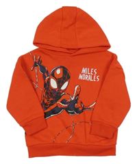 Červená mikina se Spidermanem a kapucí Primark