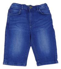 Modré riflové skinny kraťasy Matalan
