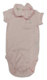 Světlerůžové body s límečkem Benetton 