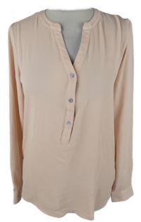 Dámská světlerůžová polo halenka Only 