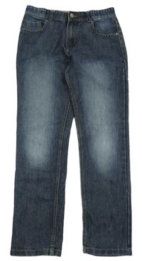 Tmavomodré slim rifle Denim Co. 