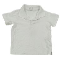 Bílé polo tričko H&M
