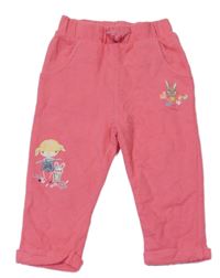 Růžové tepláky s dívkou Mothercare