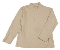 Béžový žebrovaný rolák Uniqlo 