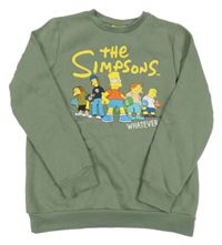 Šedozelená mikina - The Simpsons