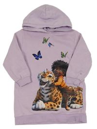 Levandulové teplákové šaty s Antonio Madrigal - Encanto a kapucí H&M