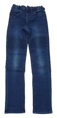 Tmavomodré skinny rifle HEMA