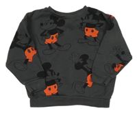 Tmavošedá oversize mikina s Mickey PRIMARK