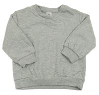 Šedá melírovaná mikina H&M