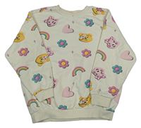 Smetanová mikina s Pudseym a Blush George