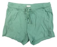 Světlezelené teplákové kraťasy H&M