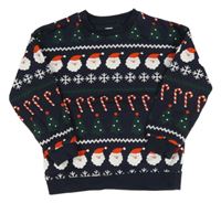 Tmavomodrá mikina se Santy F&F