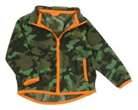Army fleecová propínací mikina Dunnes