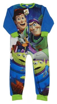 Nové - Modrý fleecový overal Toy Story Disney