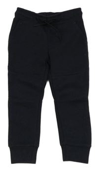 Černé melírované tech fleece tepláky PRIMARK