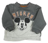 Tmavošedo-šedá mikina s Mickeym C&A