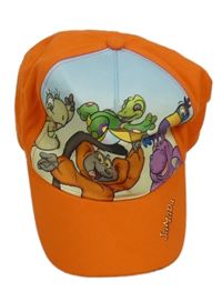 Oranžová plátěná kšiltovka Jamadu