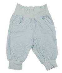 Světlemodré manšestrové podšité kalhoty s úpletovým pasem H&M
