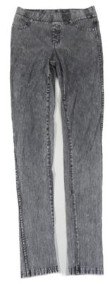 Šedé tregíny riflového vzhledu H&M