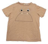 Starorůžové tričko s příšerkou H&M