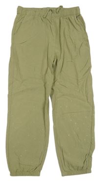 Khaki lehké kalhoty h
