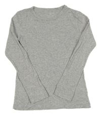Šedé melírované triko H&M