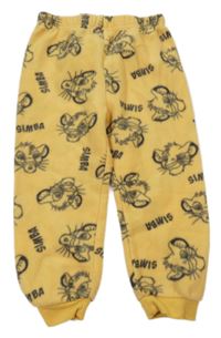 Žluté fleecové pyžamové kalhoty se Simbou Primark