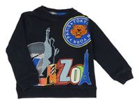 Tmavomodrá mikina se Sochou Svobody Kenzo