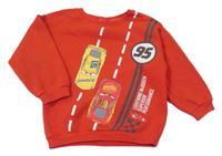 Červená mikina s potiskem - Cars Disney