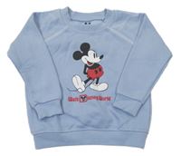 Světlemodrá mikina s Mickeym Disney