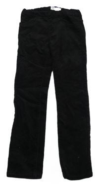 Černé elastické manšestráky H&M