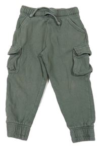 Khaki cargo tepláky M&Co.