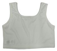 Bílý crop top Shein