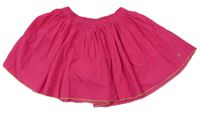 Tmavorůžová manšestrová sukně PETIT BATEAU