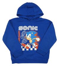 Safírová mikina se Sonicem a kapucí Primark