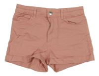 Světlerůžové riflové kraťasy H&M