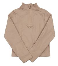 Světlerůžové funkční triko s rolákem Primark
