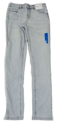 Nové - Světlemodré skinny rifle Denim Co.