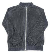 Šedá plisovaná lehká bunda Next