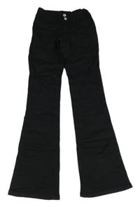 Černé bootcut flare rifle H&M