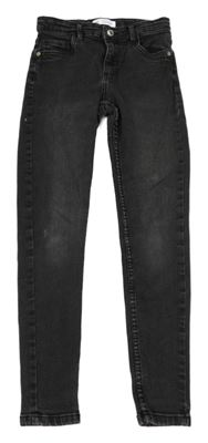 Tmavošedé skinny rifle ZARA