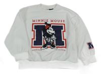 Bílá mikina s Minnie 