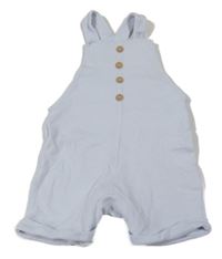 Světlemodré vzorované bavlněné laclové kraťasy Mothercare