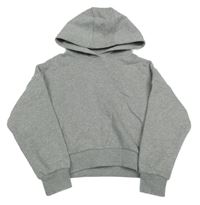 Světlešedá crop mikina s kapucí F&F