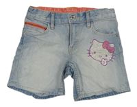 Světlemodré riflové kraťasy s Hello Kitty H&M