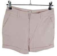 Dámské světlerůžové plátěné kraťasy H&M