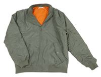 Khaki zateplený šusťákový bomber H&M