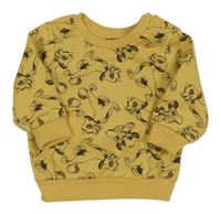 Žlutá vzorovaná mikina s Lvím králem Primark
